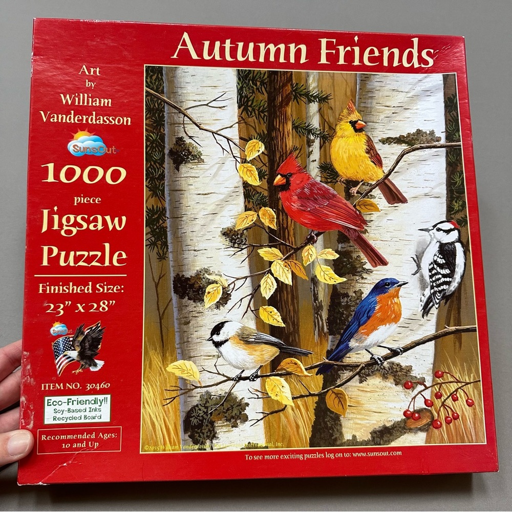 AUTUMN BIRDS 1000pc jigsaw puzzle